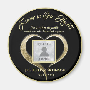 Photo Memorial Forever in Our Hearts  Magnet