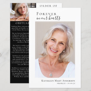 Photo Memorial Funeral Celebration of Life Program