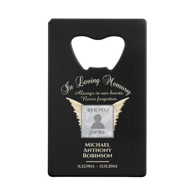 Photo Memorial in Loving Memory (Front)