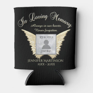 Photo Memorial in Loving Memory Can Cooler