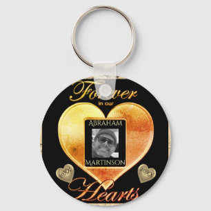 Photo Memorial in Loving Memory Keychain