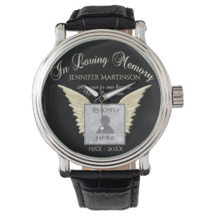Photo Memorial in Loving Memory Keychain Watch