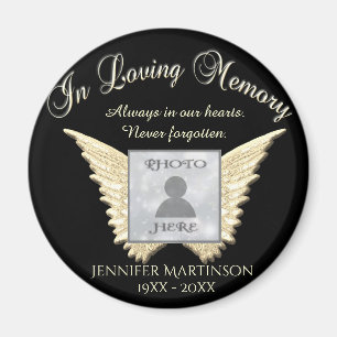 Photo Memorial in Loving Memory Magnet