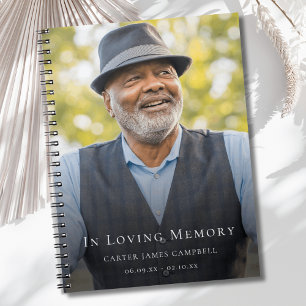 Photo Memorial or Funeral Guest Book