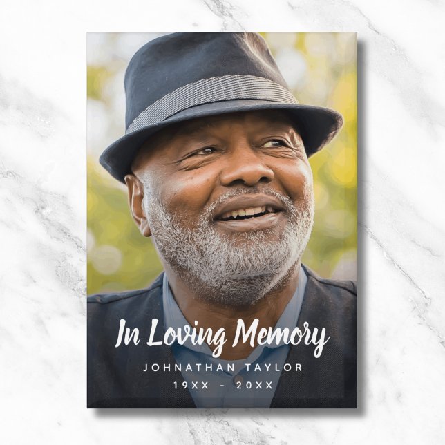 Photo Memorial Remembrance Tribute (Photo Memorial Button)