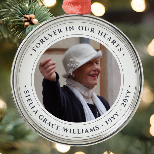 Photo Memorial Tribute Metal Tree Decoration