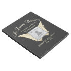 Photo Memorial with Angel Wings Canvas