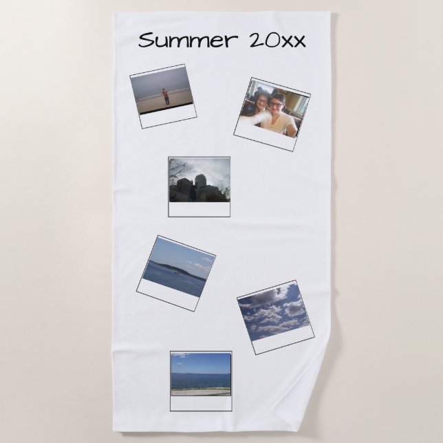 Photo Memories Beach Towel (Front)