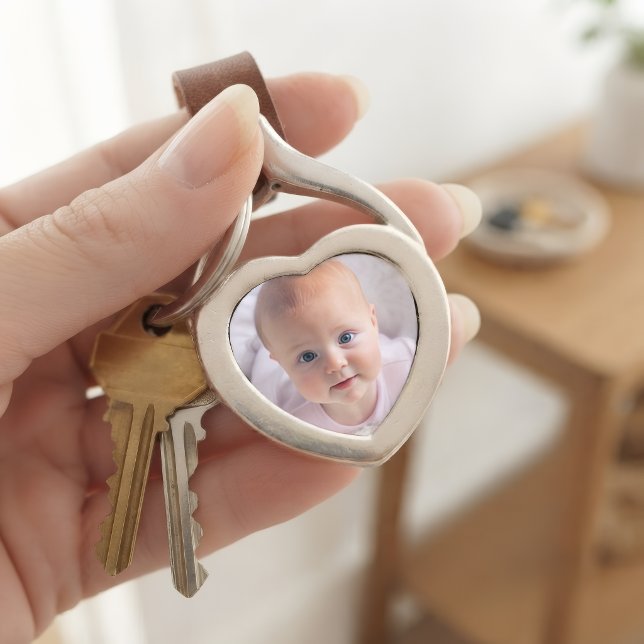 Photo Memories Personalised Mini Heart Keepsake Key Ring (Creator Uploaded)
