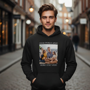 Photo Memory Custom Hoodie with Your Text