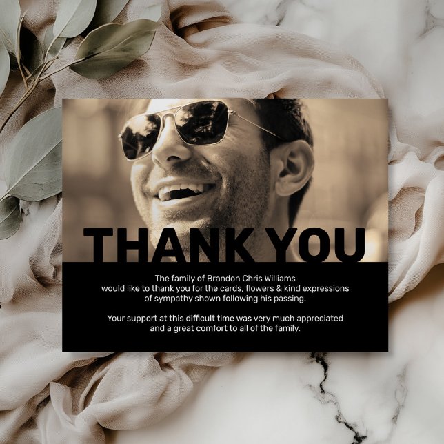 Photo Memory Funeral Thank You (Creator Uploaded)