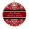 Photo Merry Christmas Grandparents Ornament Red