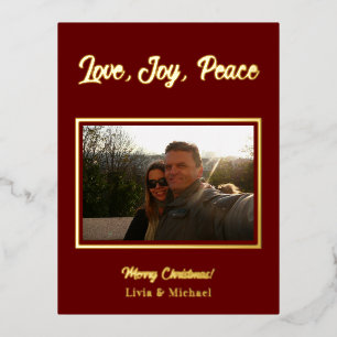 Photo Merry Christmas Postcard