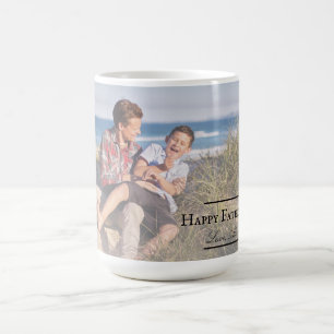 Photo Minimalist Father's Day Coffee Mug