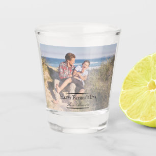 Photo Minimalist Father's Day Shot Glass