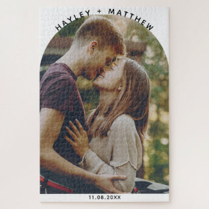Photo Modern Couple Custom Jigsaw Puzzle