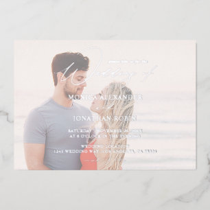 Photo Modern Horizontal 4 Wedding Full