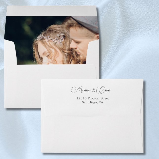 Photo Modern Simple Wedding Envelope (Creator Uploaded)