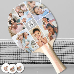 Photo Monogram Ping Pong Paddle