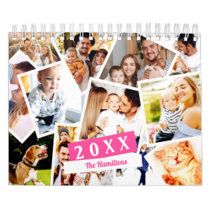 Photo Mosaic Mix Collage Family 2022 Calendar