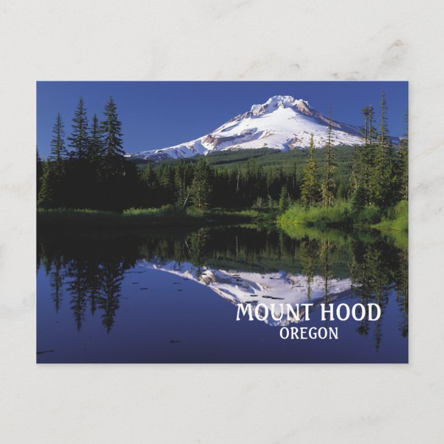 Photo Mount Hood Volcano Oregon Postcard (Front)