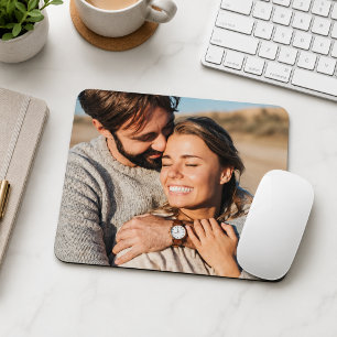 Photo Mouse Pad   Personalised Couple Office Desk 