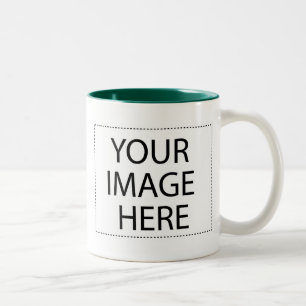 Photo mug - forest green 15oz template