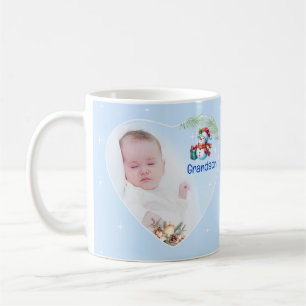 Photo mug keepsake - baby boys 1st Christmas