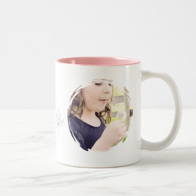 Photo Mug - Pink Personalised (Right)