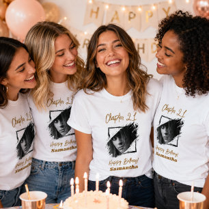 Photo name 21st birthday T-Shirt