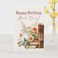 Photo Name Age Text Book Lover Watercolor Style