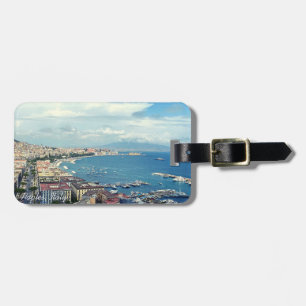Photo Naples Italy Coastline Luggage Tag