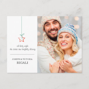 Photo New Home Holiday Moving Announcemet Postcard