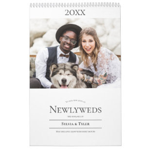 Photo Newlyweds  Calendar