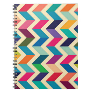 Photo Notebook/Colourful Chevron Notebook