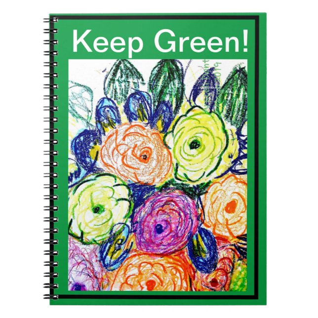 Photo Notebook  Keep Green (Front)