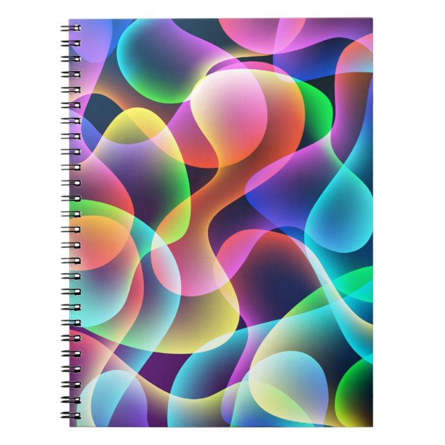 Photo Notebook/Multicolored Abstract Notebook (Front)
