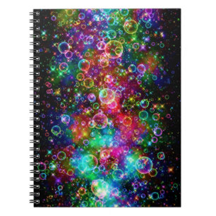 Photo Notebook/Multicolored Bubbles Notebook