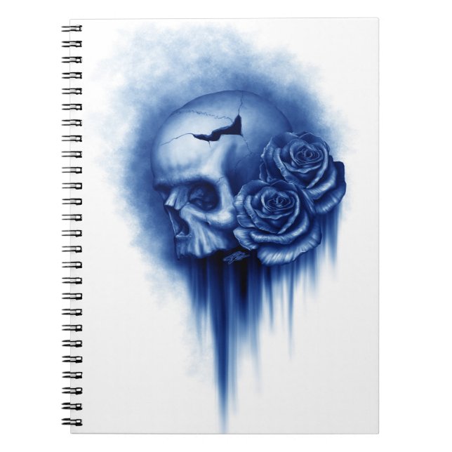 Photo Notebook/Skull with Roses Notebook (Front)