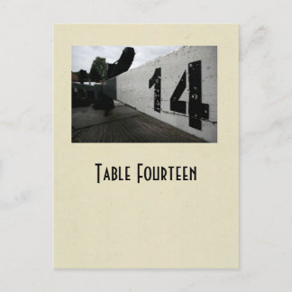Photo number 14 table card