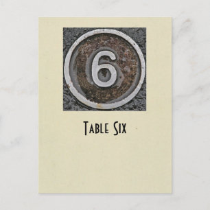 photo number 6 table card