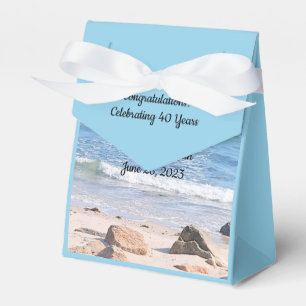 Photo of Atlantic Ocean Shore 40th Anniversary Fav Favour Box