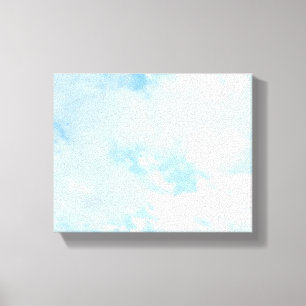 Photo of Baby Blue Peaceful Sky Nursery Room Canvas Print