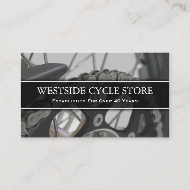 Photo of Bike Chain - Business Card (Front)