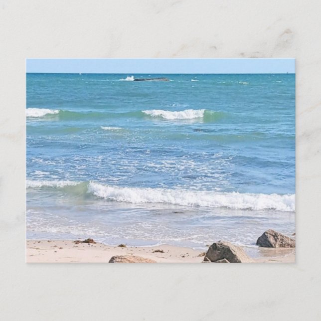 Photo of Blue Atlantic Ocean Postcard (Front)