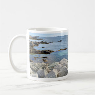 Photo of Blue Ocean Shore Nature's Outdoor Dad Coffee Mug