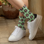 Photo of Boyfriend For Girlfriend Hearts Sage  Socks<br><div class="desc">These fun photo of boyfriend for girlfriend socks feature your own photo and white hearts on sage green and are sure to bring your girlfriend a smile! She will think of you everytime she pulls on these socks, and will love them as much as she love you! This is a...</div>