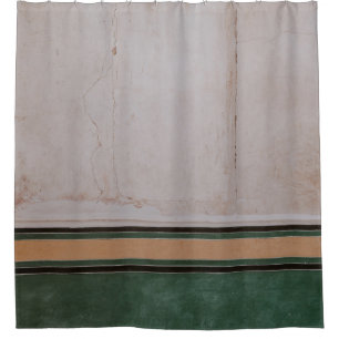 Photo of brown concrete pavement shower curtain