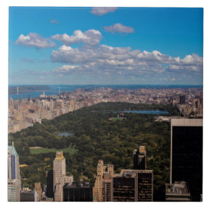 Photo of Central Park in New York City Tile