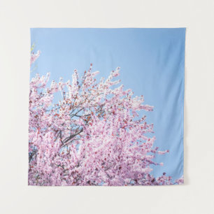 PHOTO OF CHERRY BLOSSOM TREE TAPESTRY